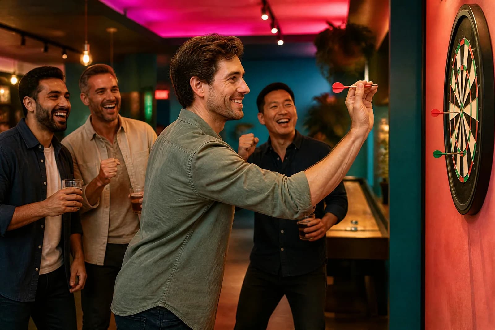 Activity bar (games, darts, shuffleboard) in Dublin