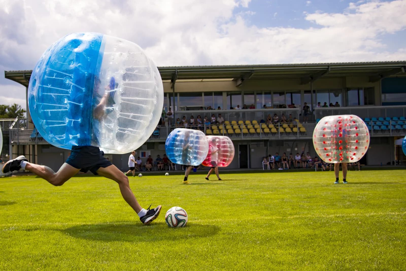 Bubble football & human table football in Dublin
