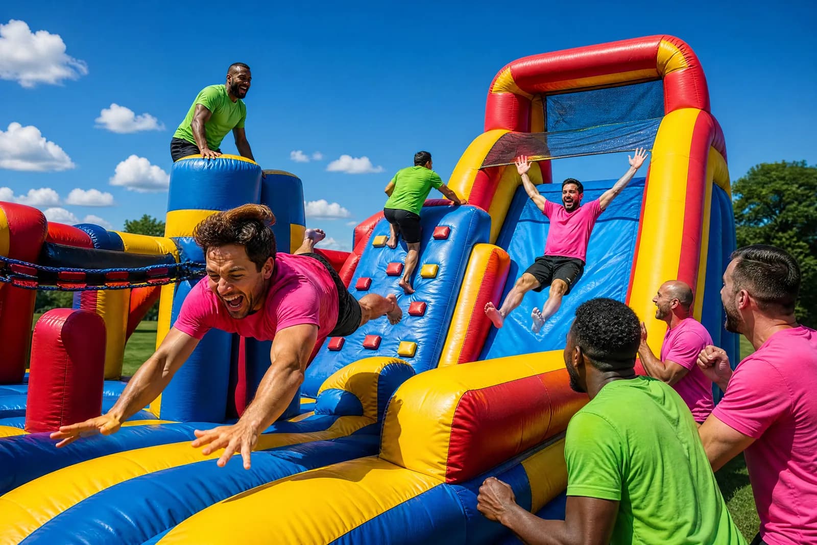 It's a Knockout & inflatable games
