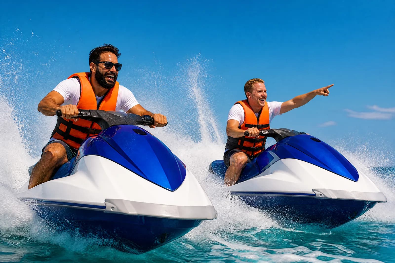Jet ski & speedboat