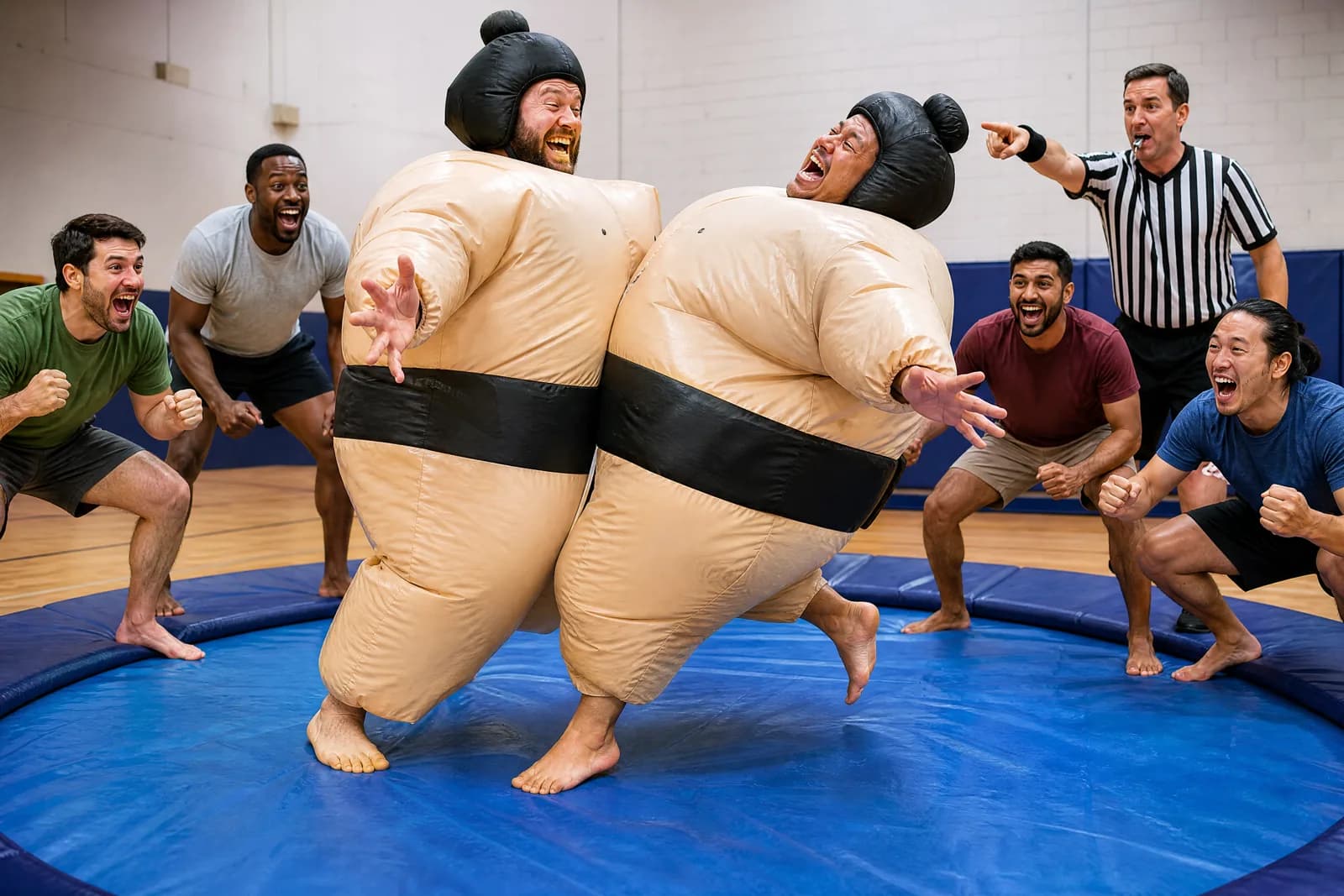 Sumo, mud & jelly wrestling