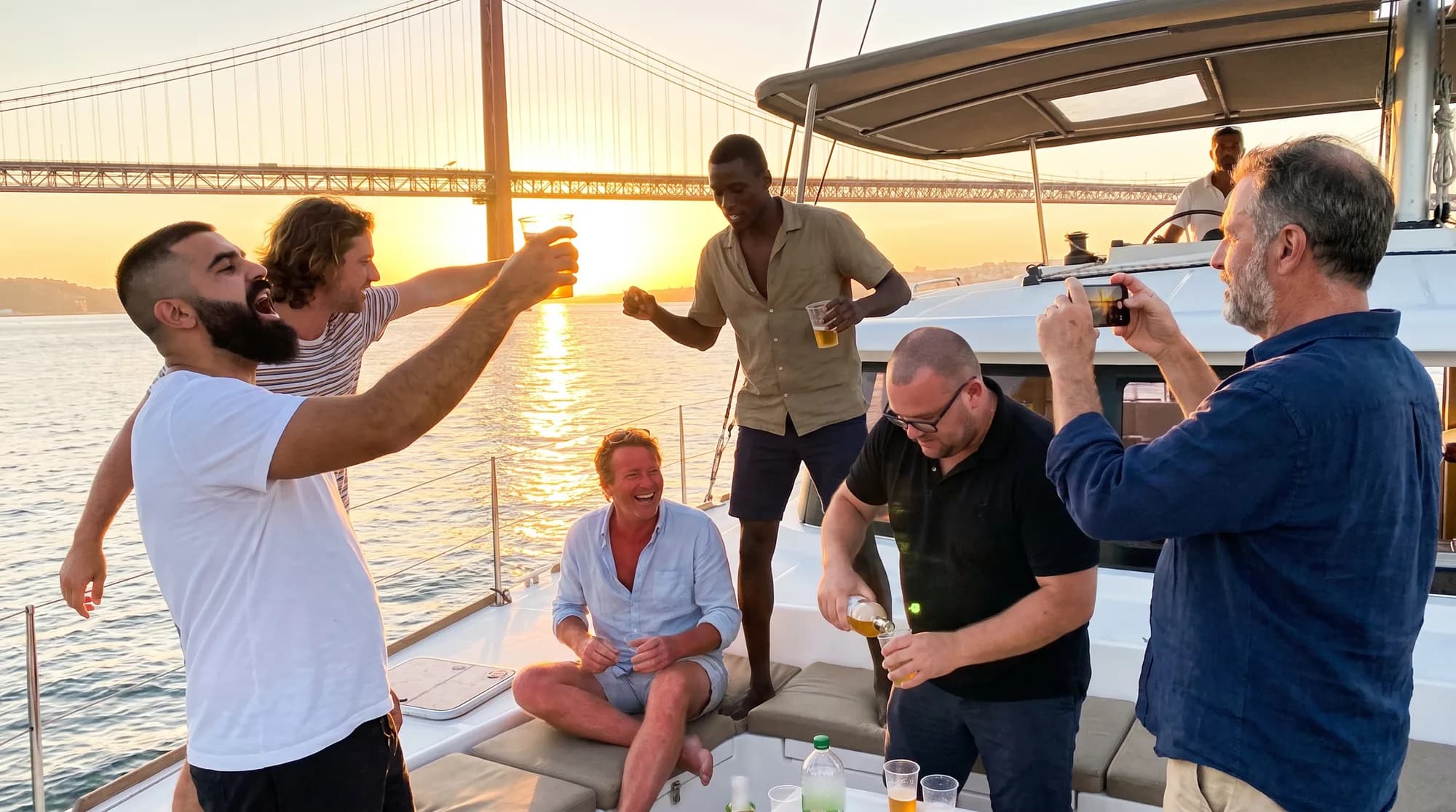 Boat party & cruise in Lisbon
