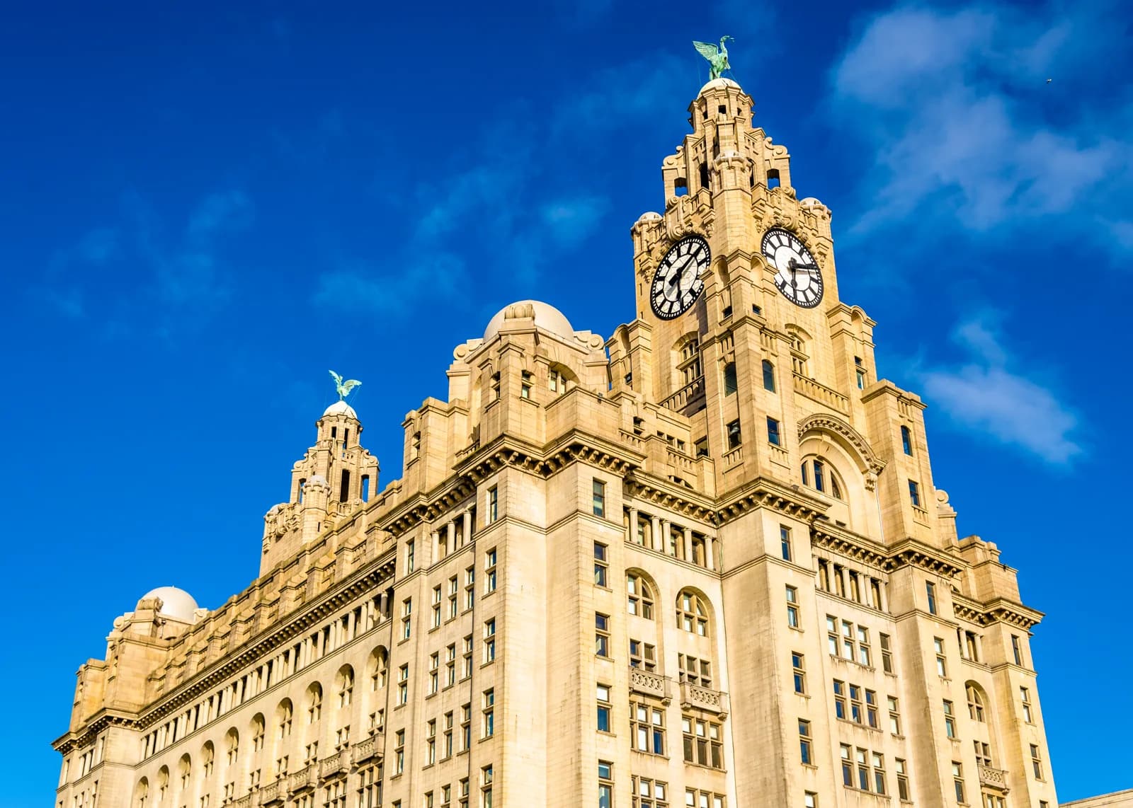 Guided city tour in Liverpool