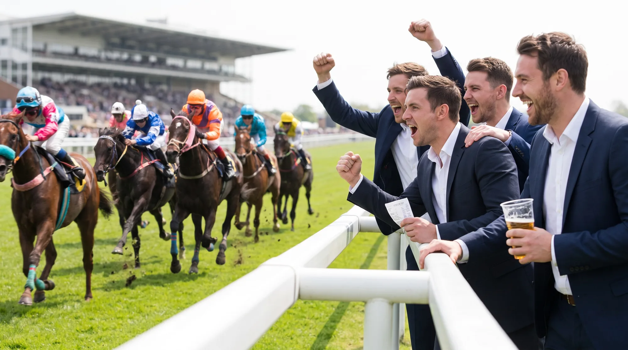 Horse or dog racing day in Dublin